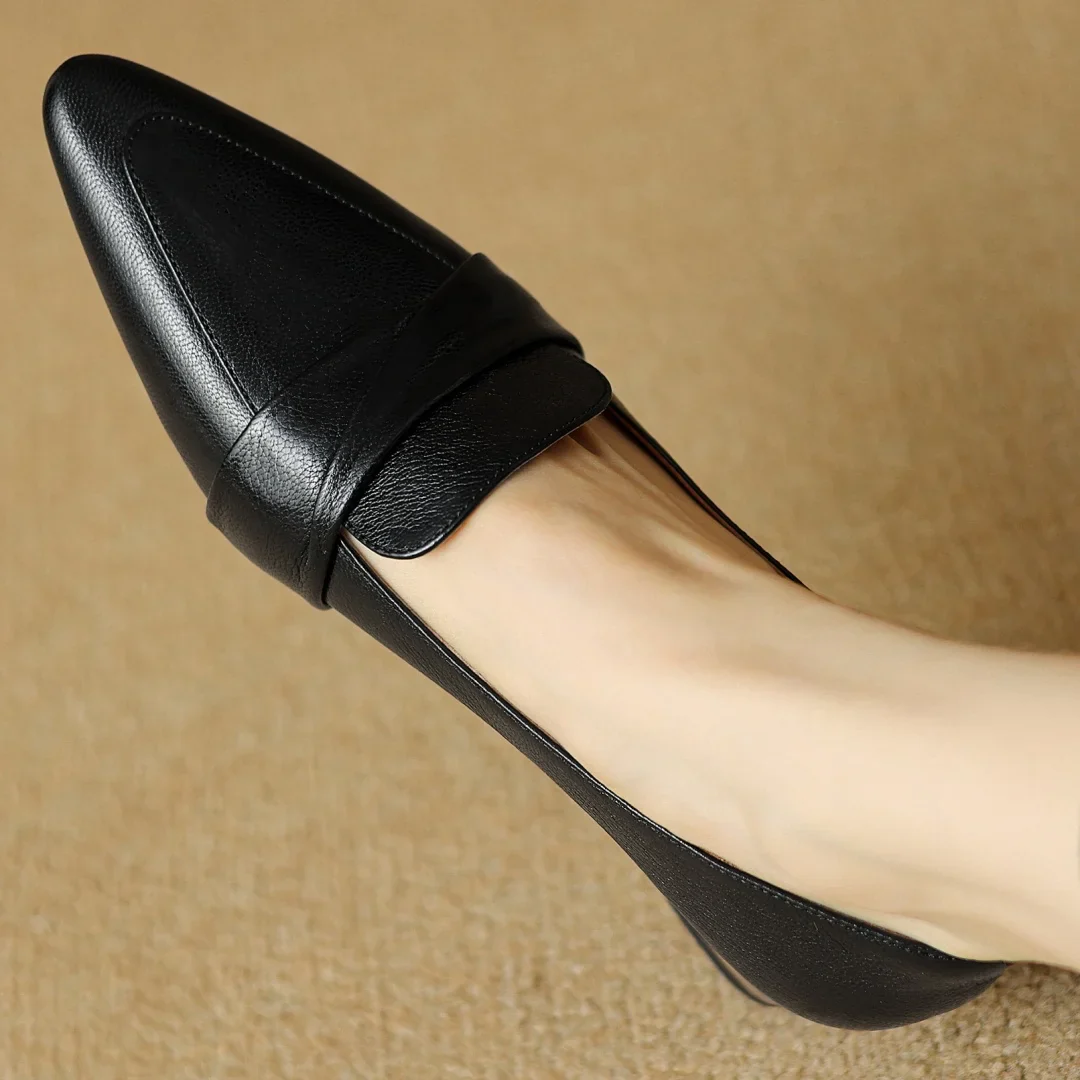 Naira Genuine Leather Pumps