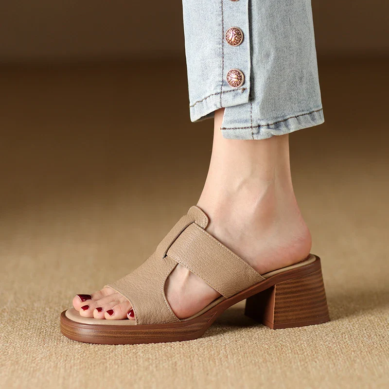 Enara Genuine Leather Sandals