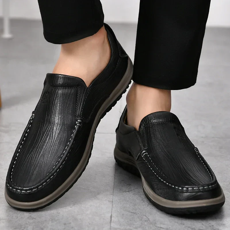 Trego Genuine Leather Loafers
