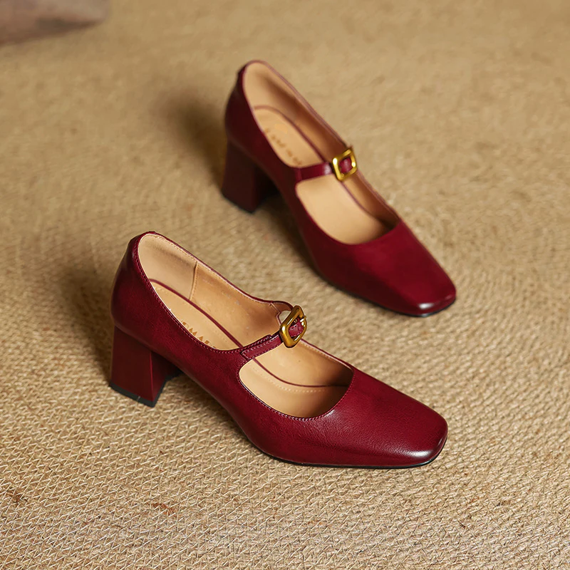 Olea Genuine Leather Heels