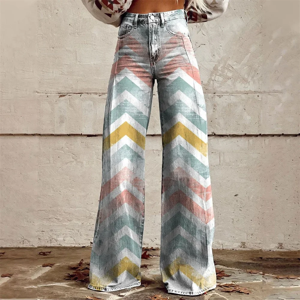 Zampa Printed Jeans