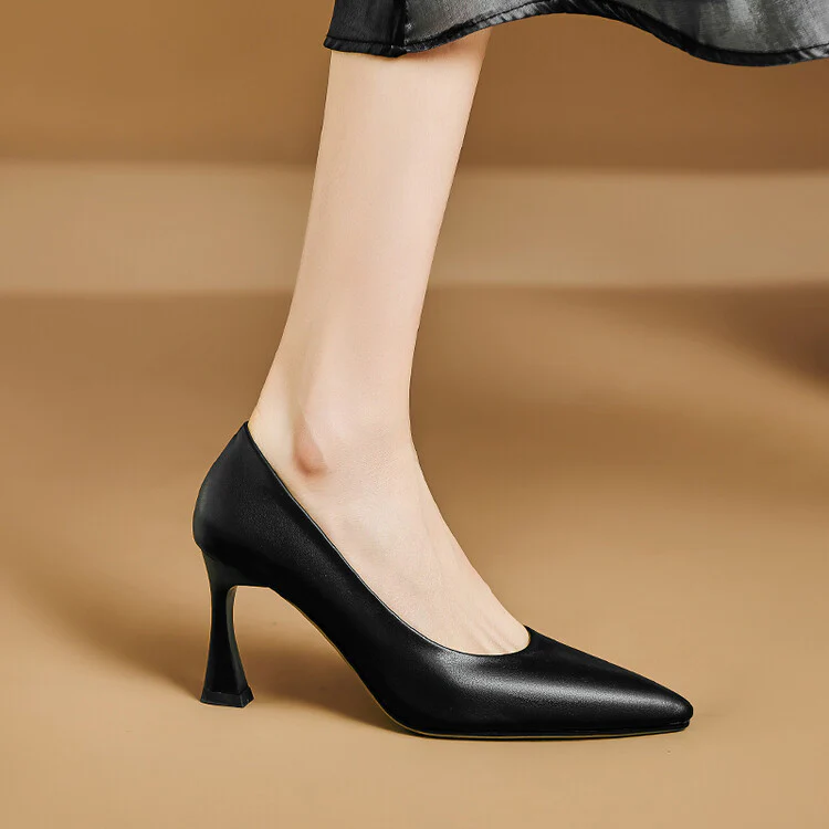 Lior Genuine Leather Heels