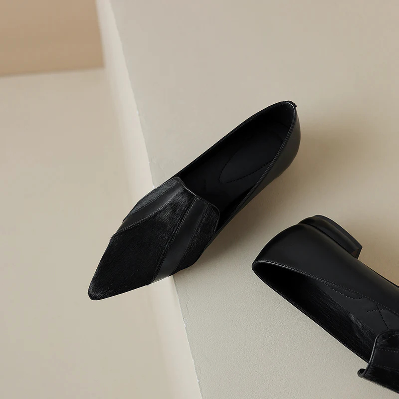 Klara Genuine Leather Flats