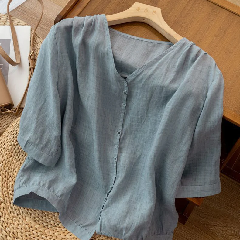 Zyla Cotton Blouse