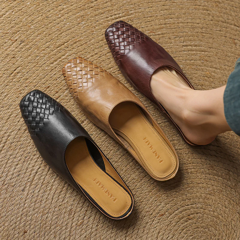 Dalvi Genuine Leather Mules