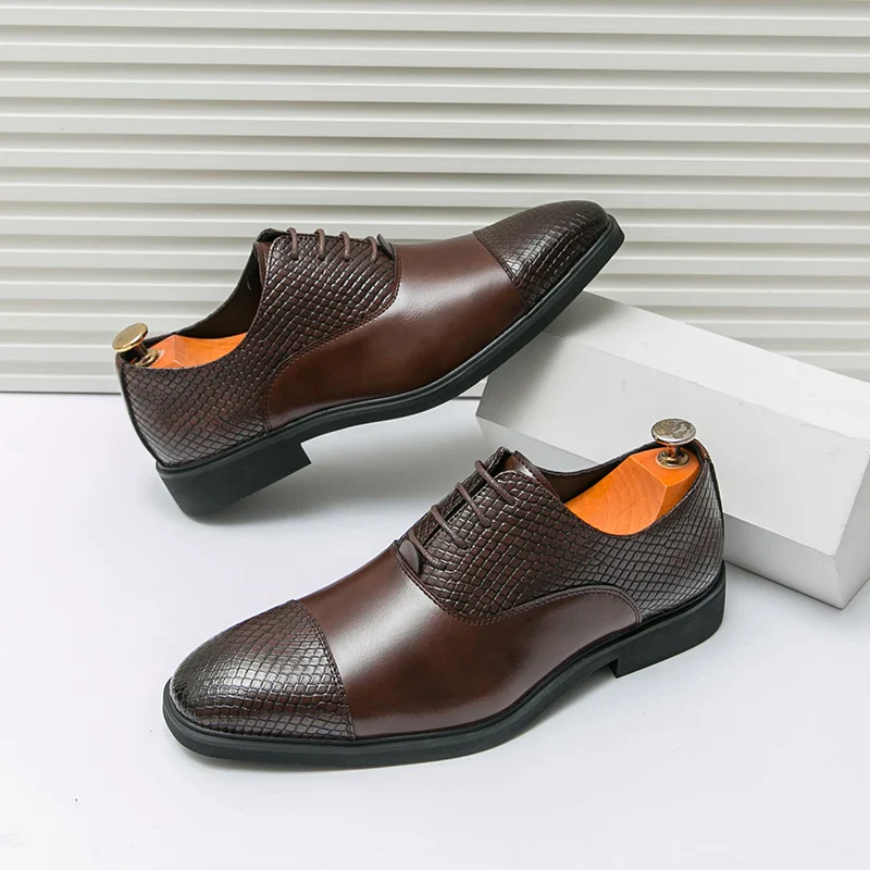 Slyther Genuine Leather Brogues