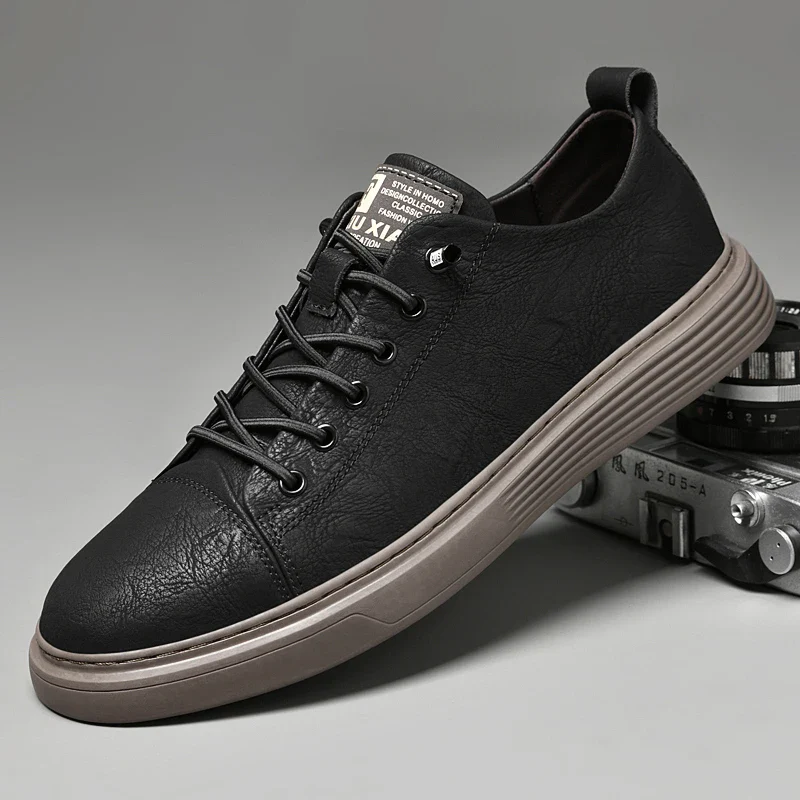 Pesco Genuine Leather Sneakers
