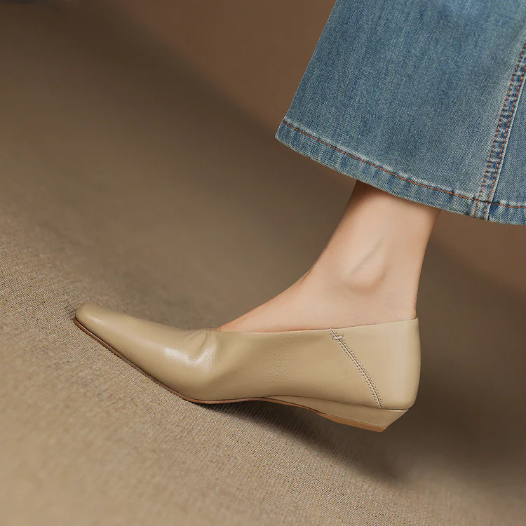 Emor Genuine Leather Flats