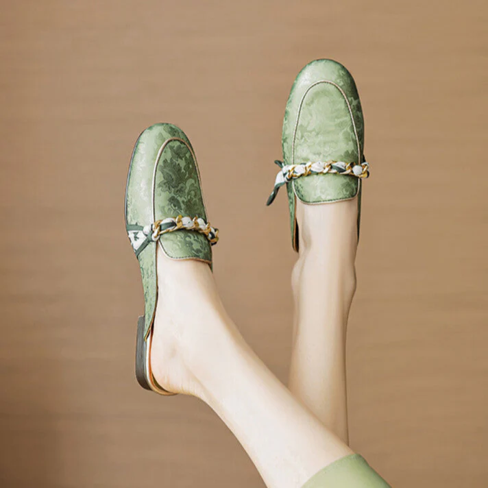 Lumor Genuine Leather Mules