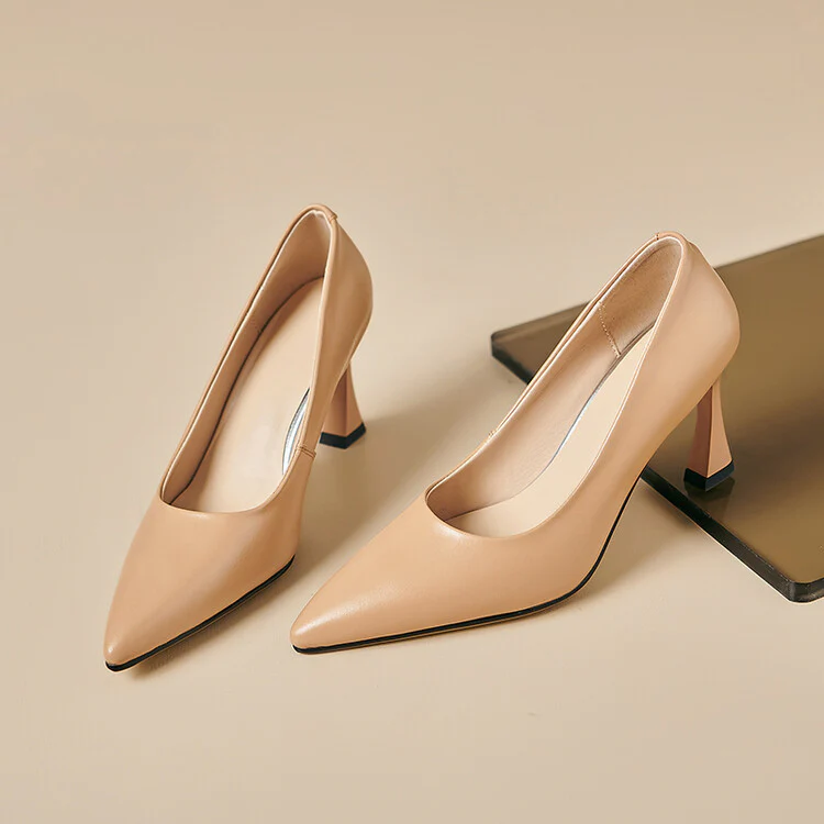 Lior Genuine Leather Heels