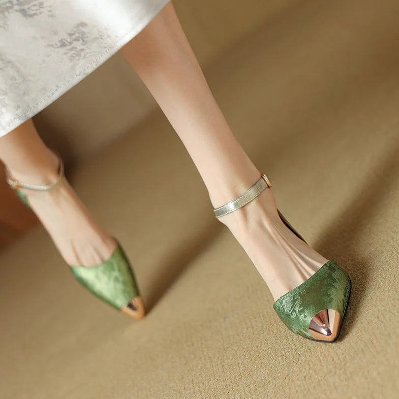 Alexia Genuine Leather Heels