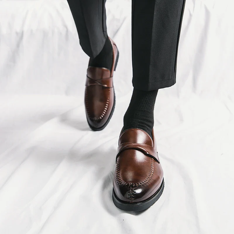 Teviot Genuine Leather Loafers