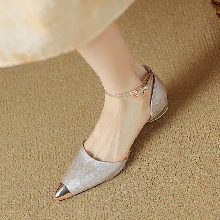 Alexia Genuine Leather Heels