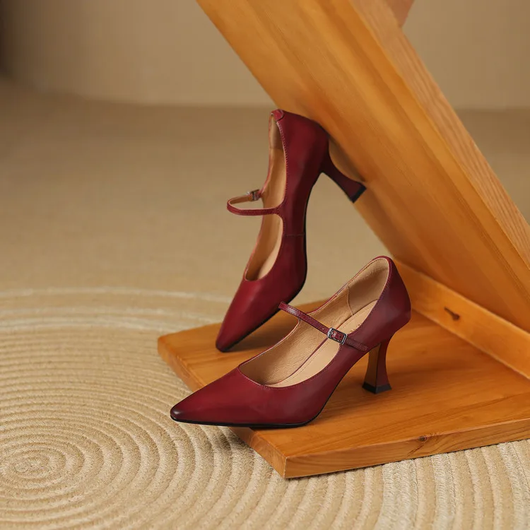 Samara Genuine Leather Heels