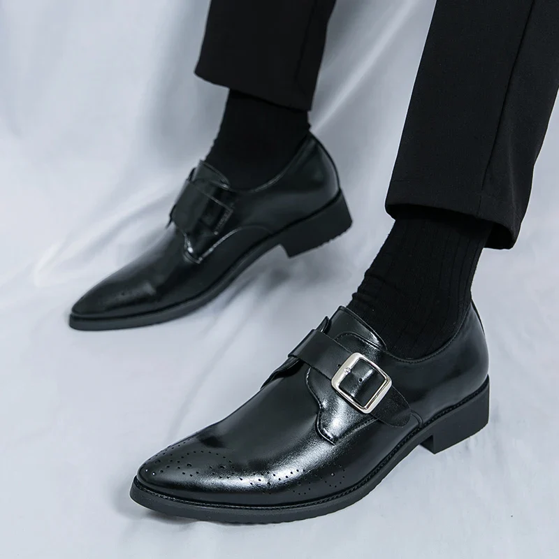 Bucklor Genuine Leather Shoes