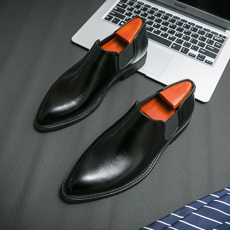 Slevo Genuine Leather Loafers