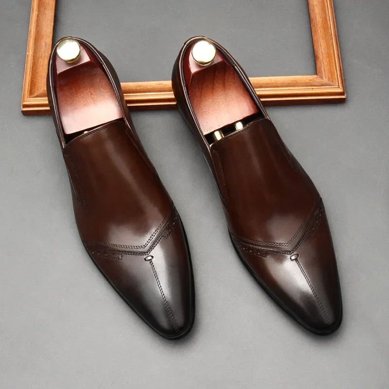 Zion Genuine Leather Loafers