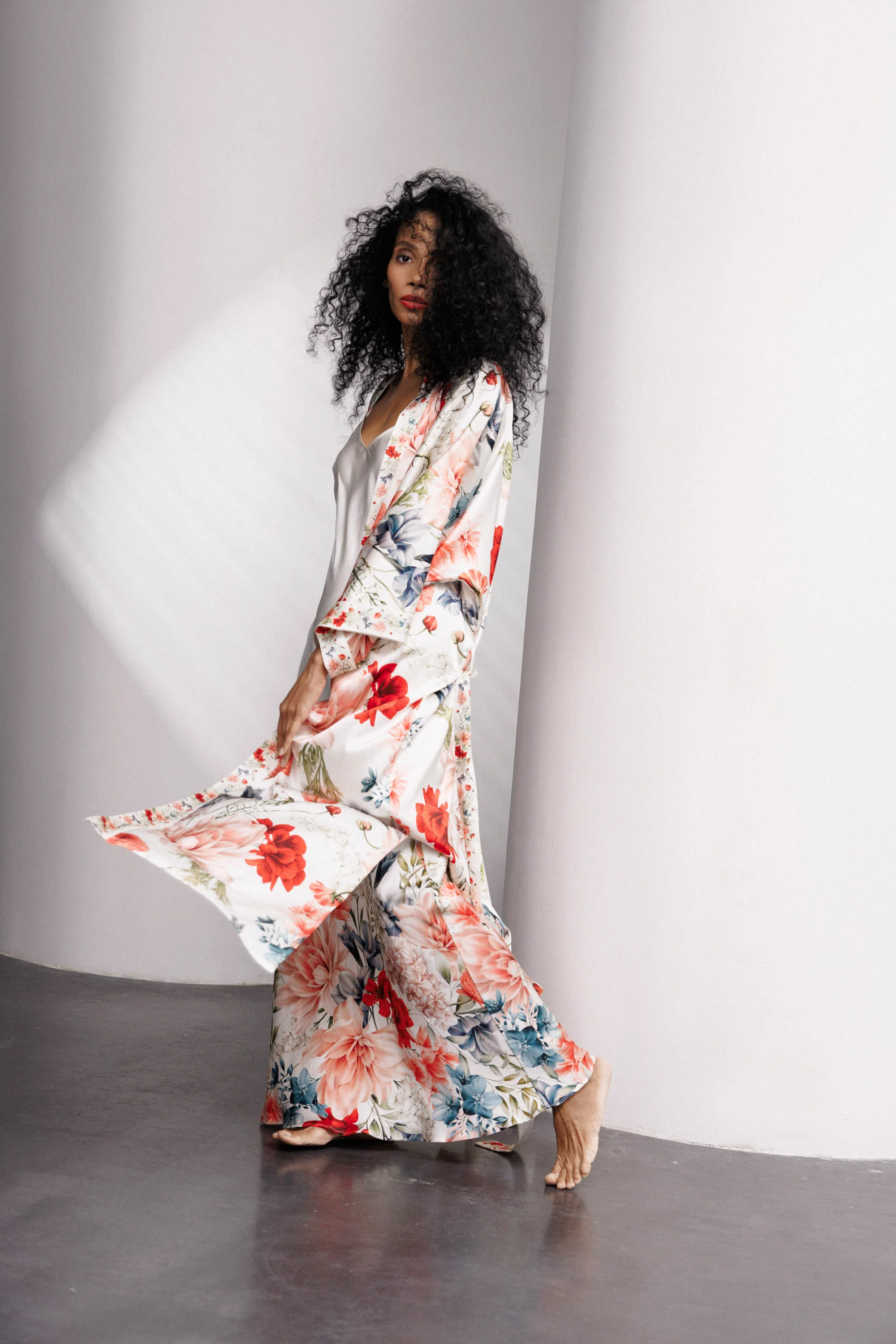 Blossom Serenity Long Robe