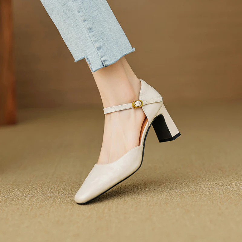 Amaris Genuine Leather Heels