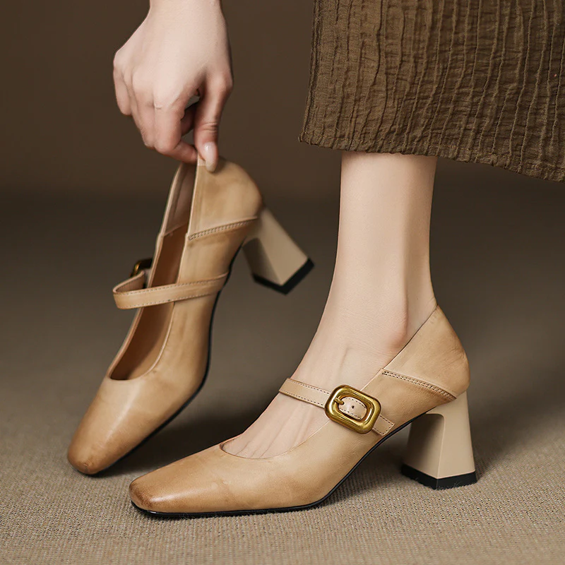 Kelis Genuine Leather Heels