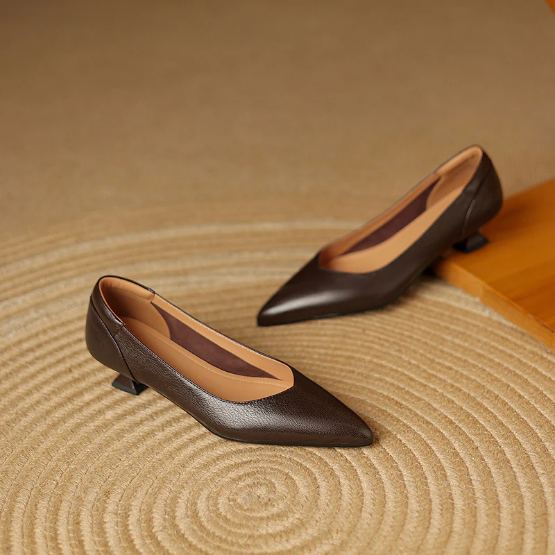 Nera Genuine Leather Heels