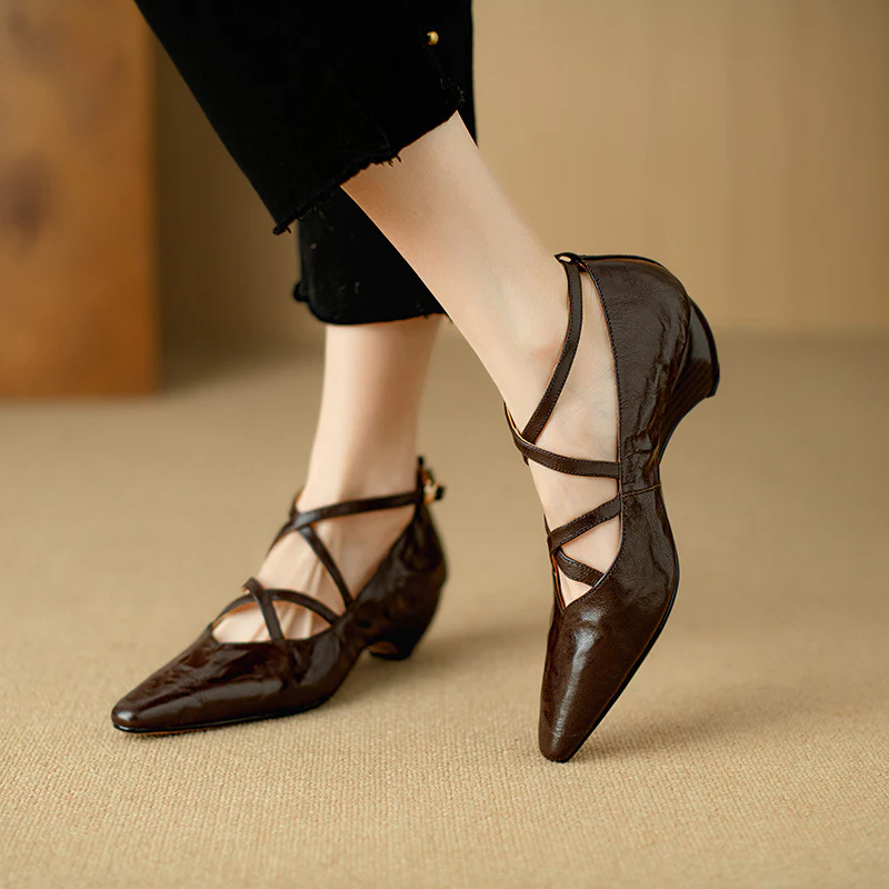 Lira Genuine Leather Heels