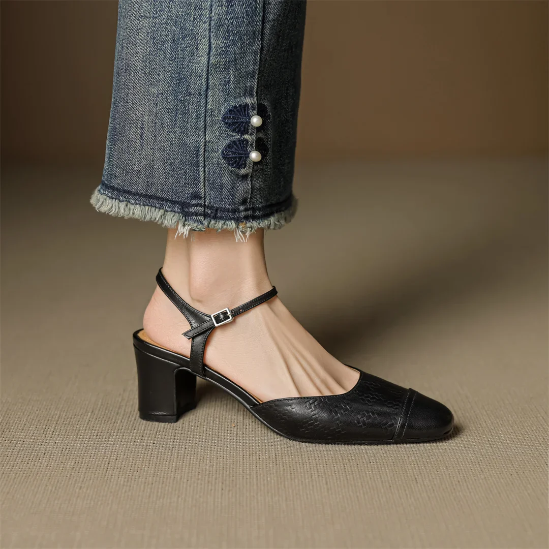 Valery Genuine Leather Pumps