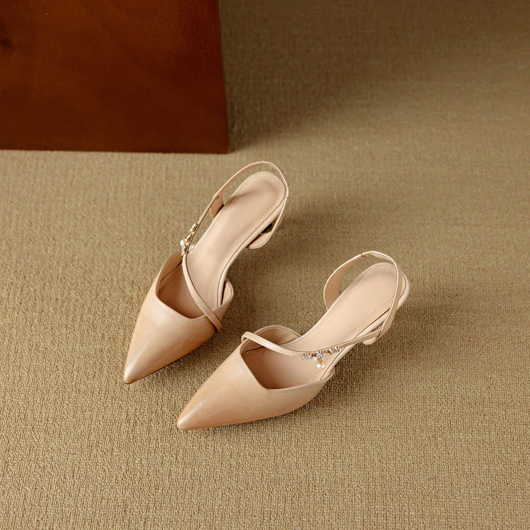 Dahlia Genuine Leather Heels