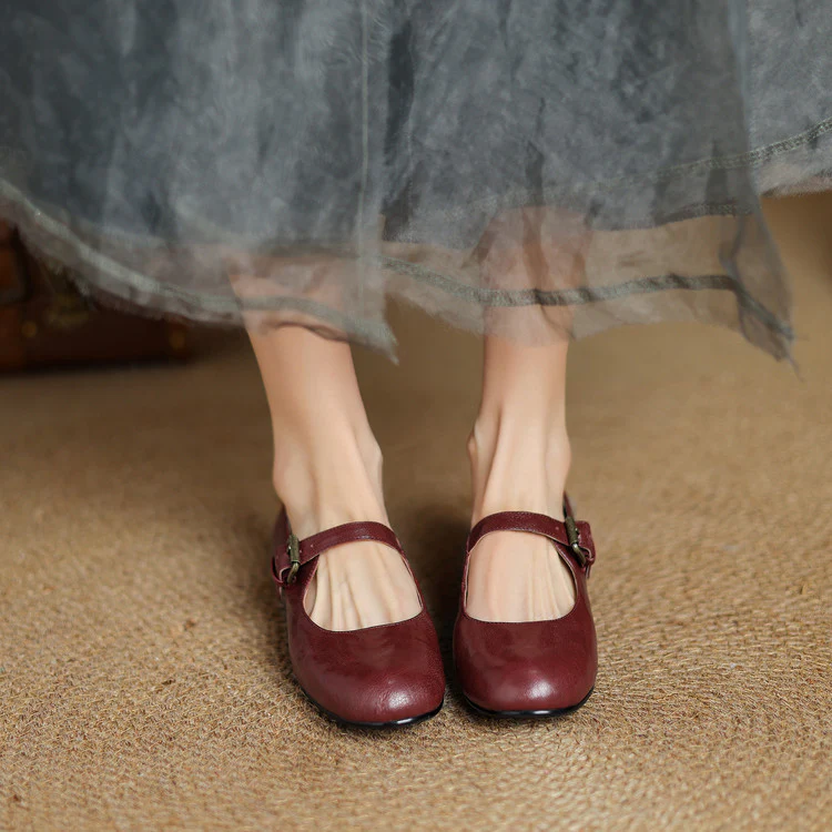 Elva Genuine Leather Shoes