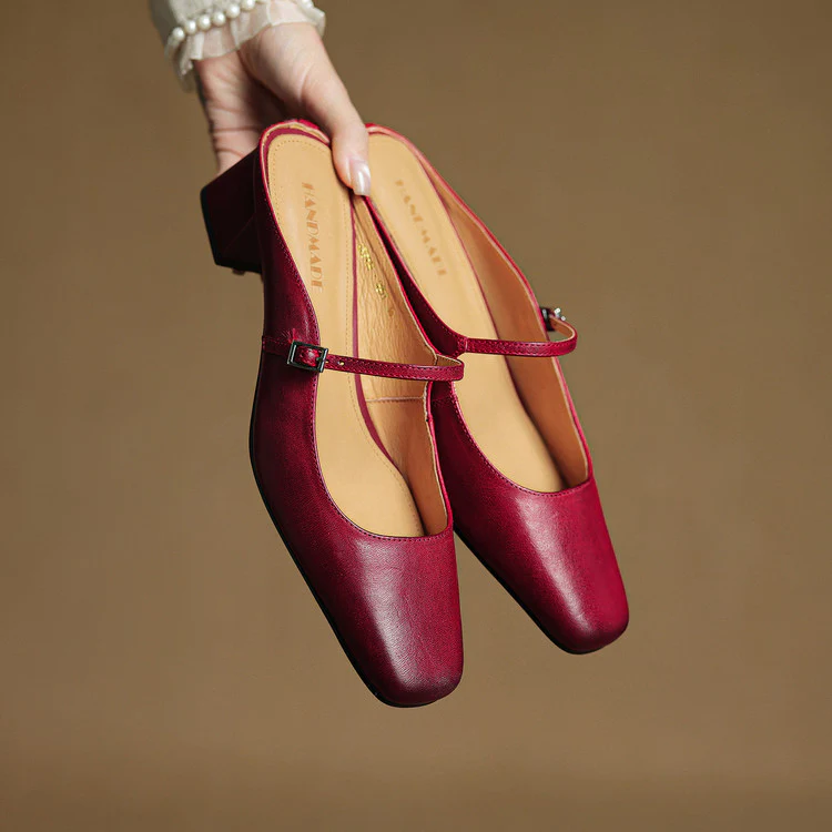 Esmer Genuine Leather Mules