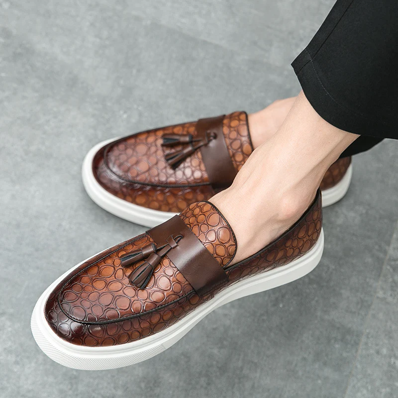 Tevan Leather Loafers