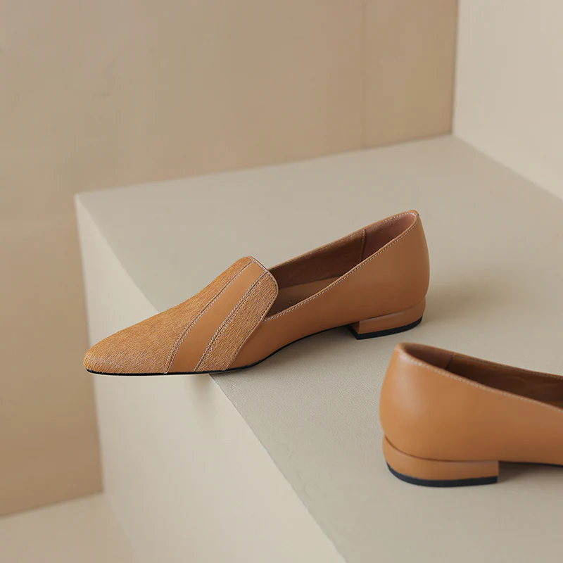 Klara Genuine Leather Flats