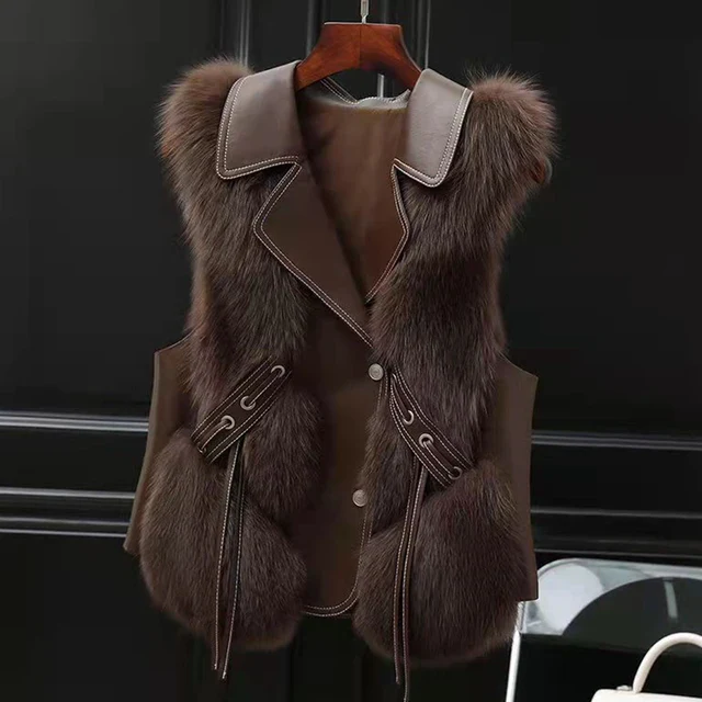 Lucia Fur Vest