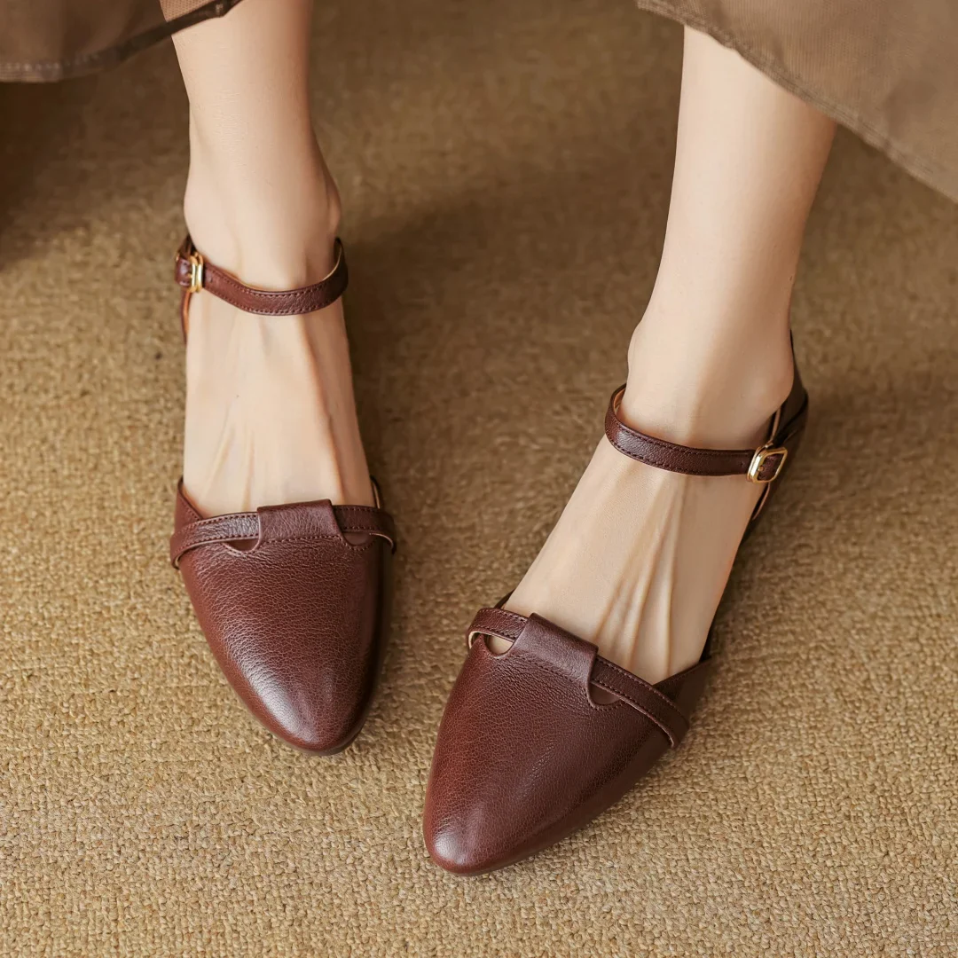 Laney Genuine Leather Heels