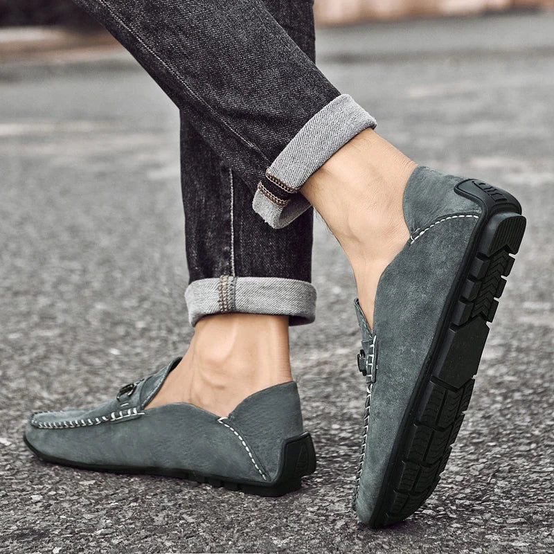 Astire Genuine Suede Loafers