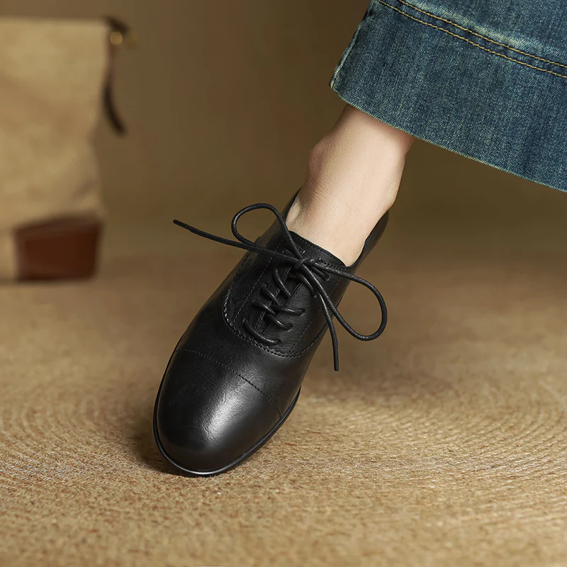 Delyra Genuine Leather Shoes