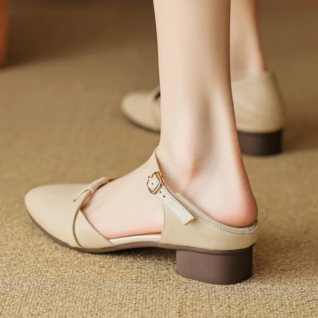 Laney Genuine Leather Heels