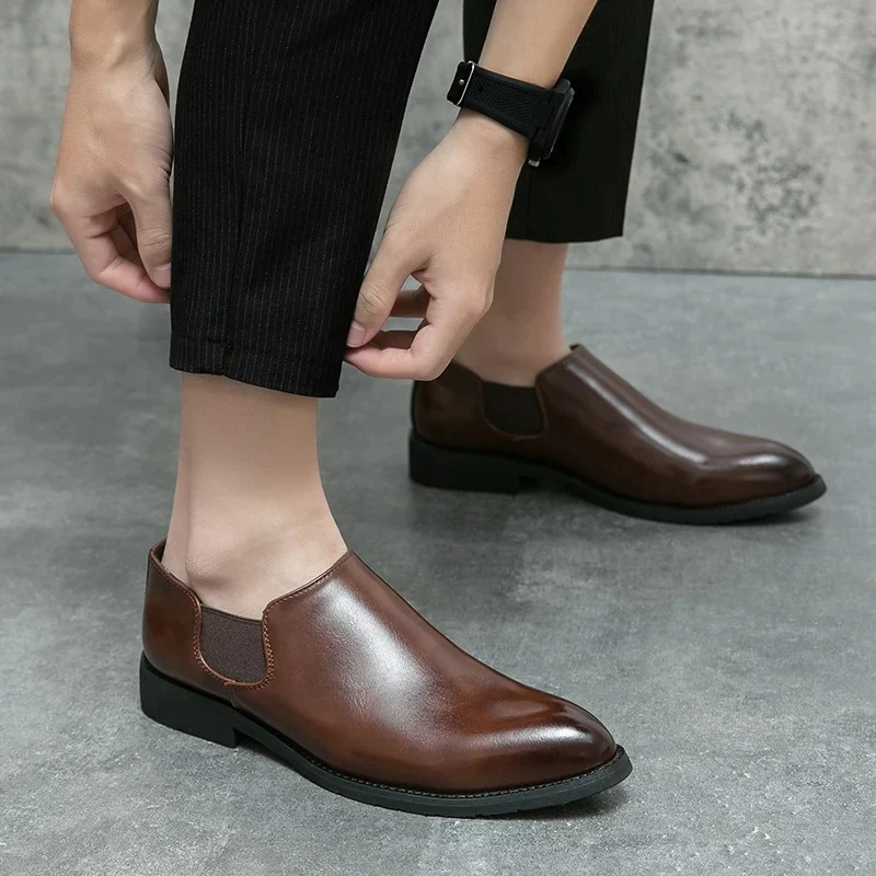 Slevo Genuine Leather Loafers